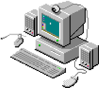 Pixel-art computer